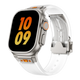 Transparent Band -Titanium Buckle