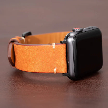 Modern Leather Band - Orange