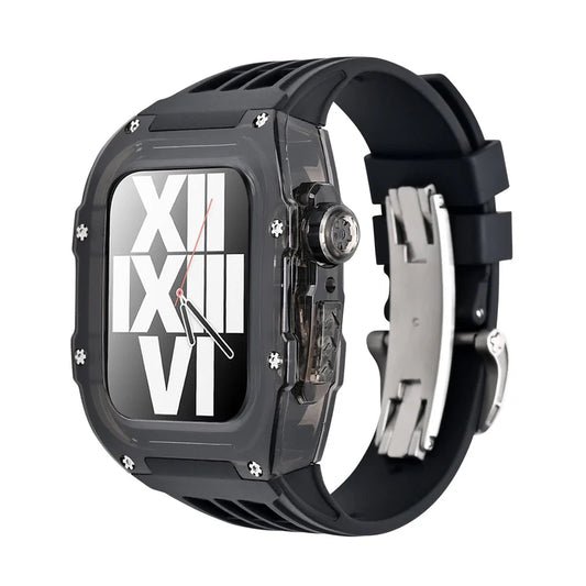 RM V30 Glacier Series Fluoroelastomer Band And Case Retrofit Kit For Apple Watch