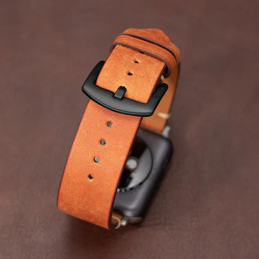 Modern Leather Band - Orange