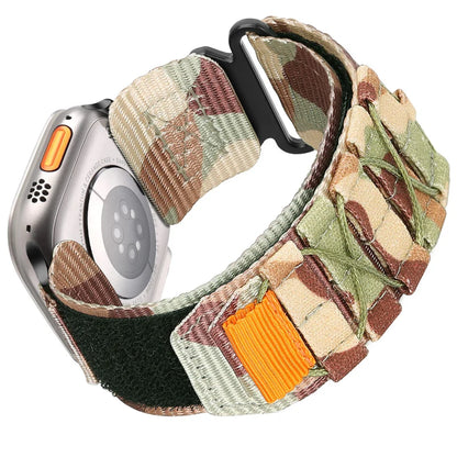 Nylon Canvas Loop Velcro Strap For Apple Watch.