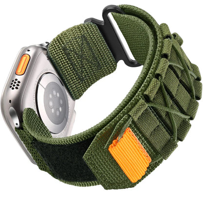 Nylon Canvas Loop Velcro Strap For Apple Watch.