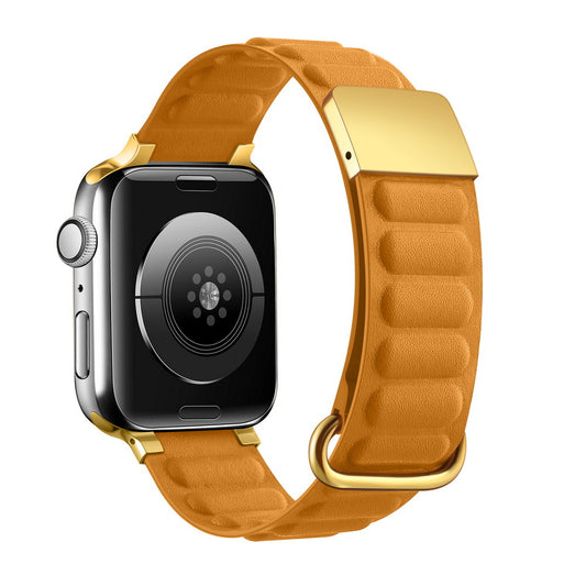Adjustable Magnetic Leather Band for Apple Watch