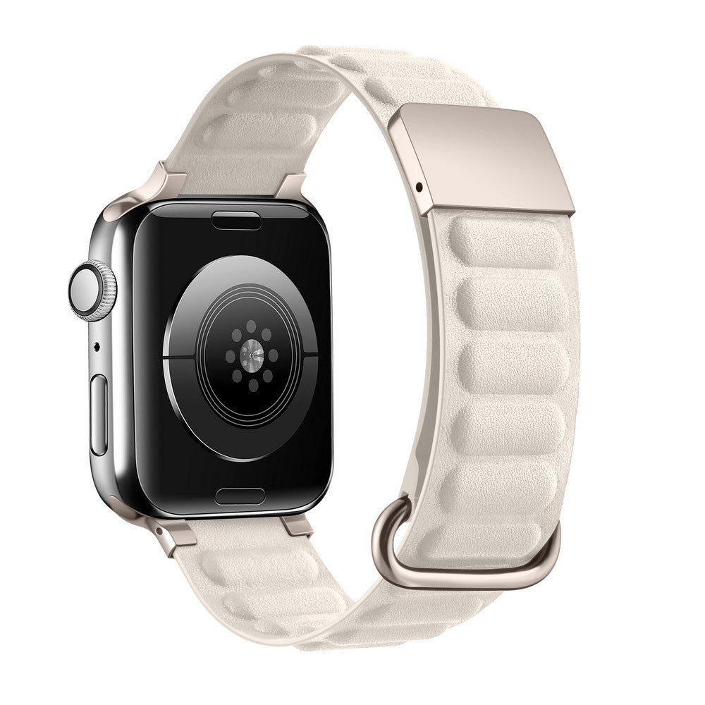 Adjustable Magnetic Leather Band for Apple Watch