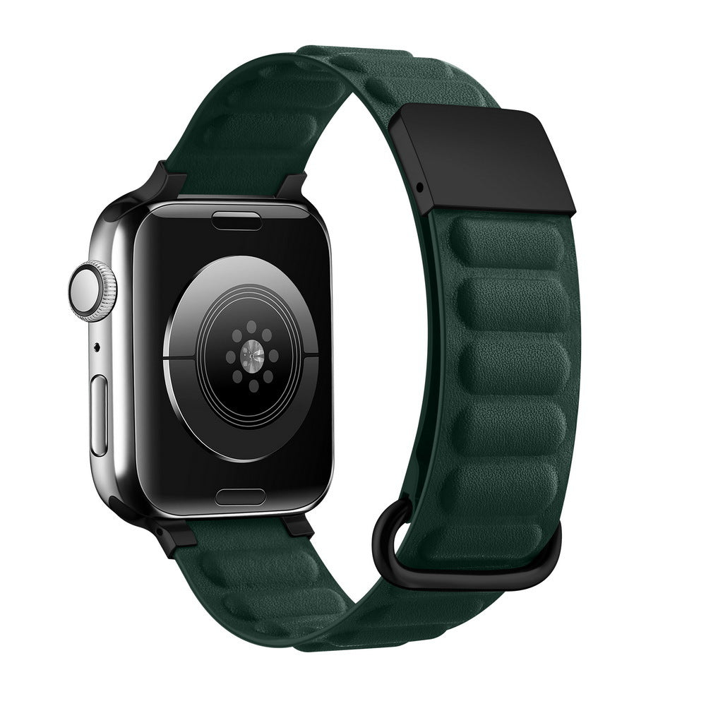 Adjustable Magnetic Leather Band for Apple Watch