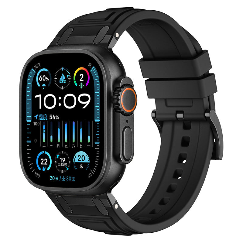 AeroFlex Integrated Silicone Band for Apple Watch.