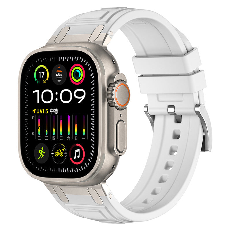 AeroFlex Integrated Silicone Band for Apple Watch.