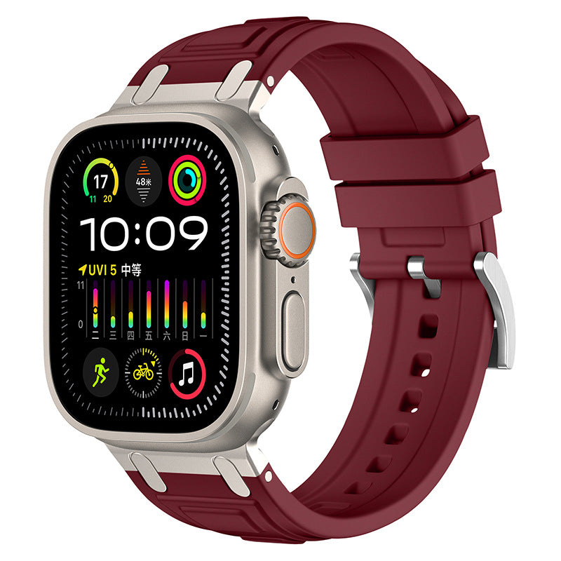 AeroFlex Integrated Silicone Band for Apple Watch.