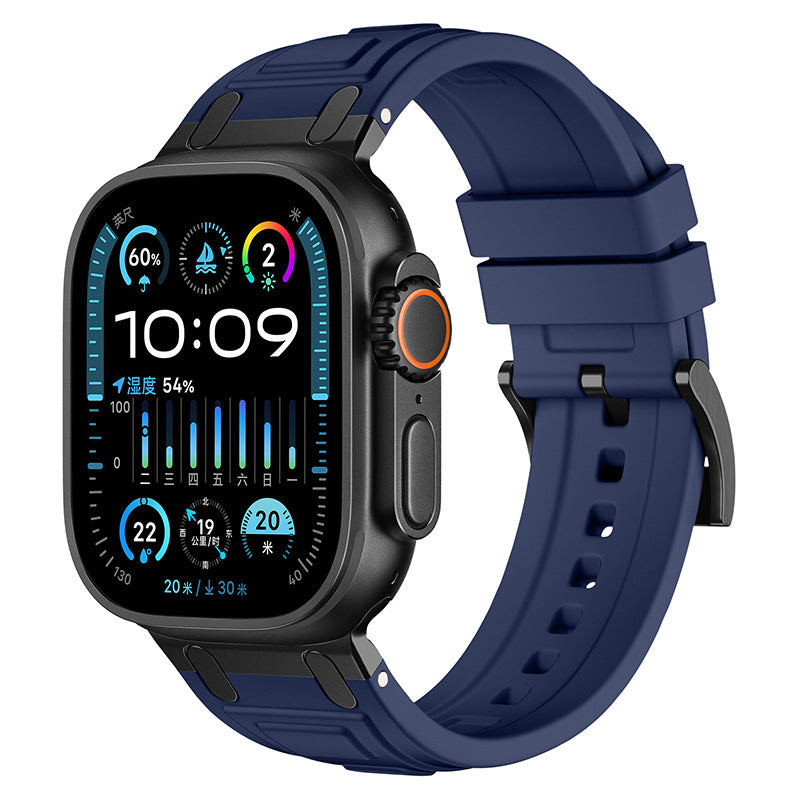 AeroFlex Integrated Silicone Band for Apple Watch.