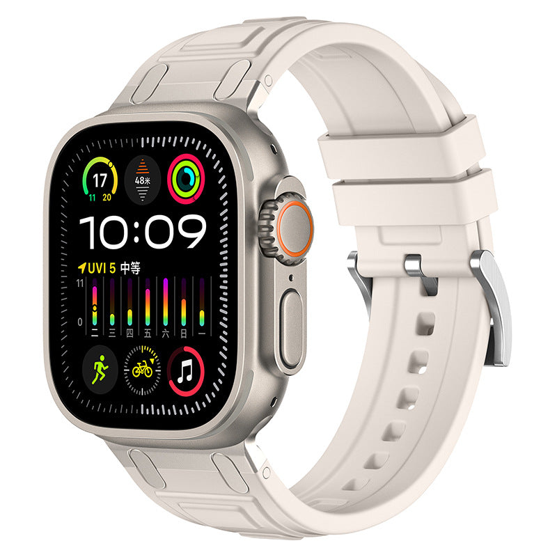 AeroFlex Integrated Silicone Band for Apple Watch.