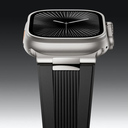 AeroFlow Silicone Band for Apple Watch Modern Sport Strap.