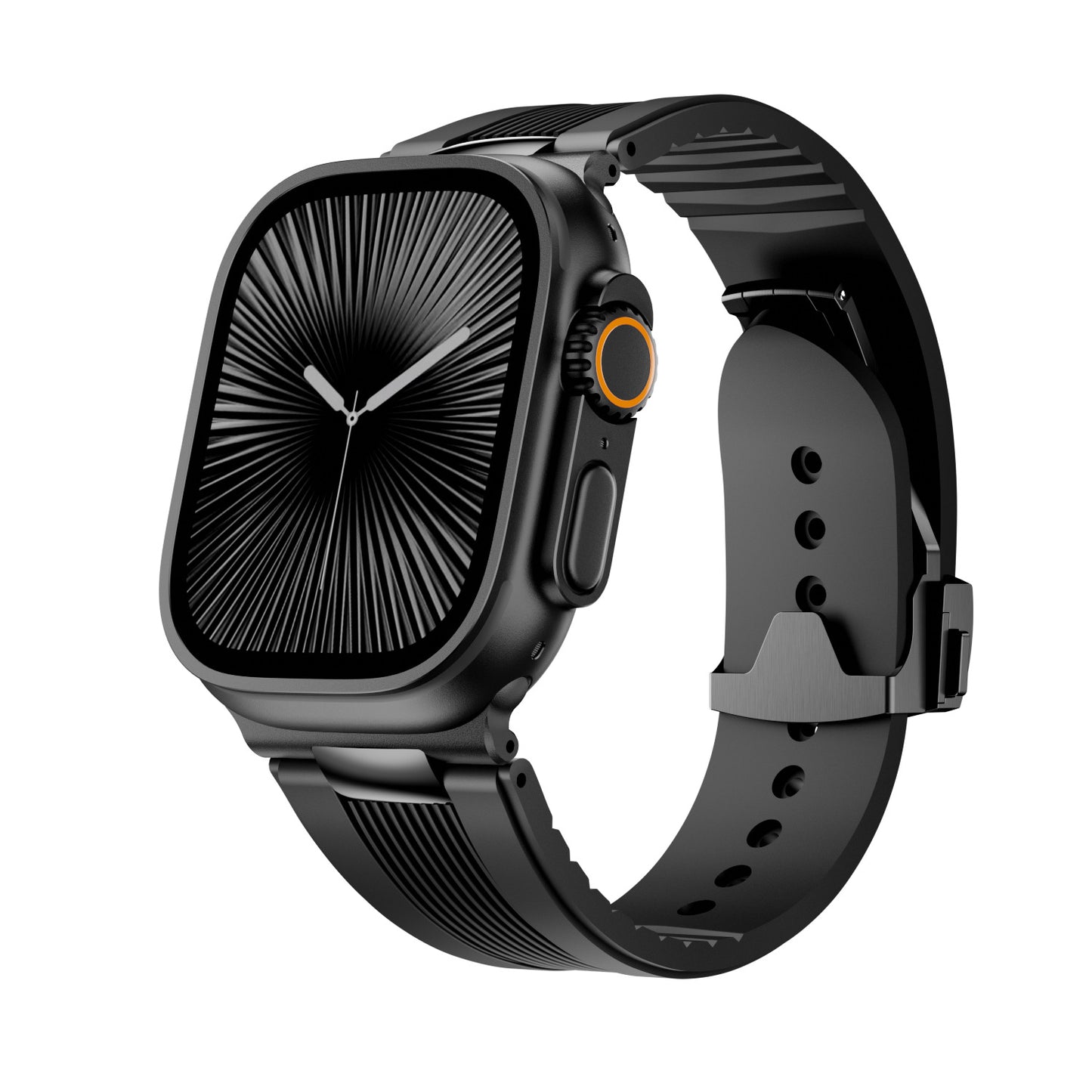 AeroFlow Silicone Band for Apple Watch Modern Sport Strap.