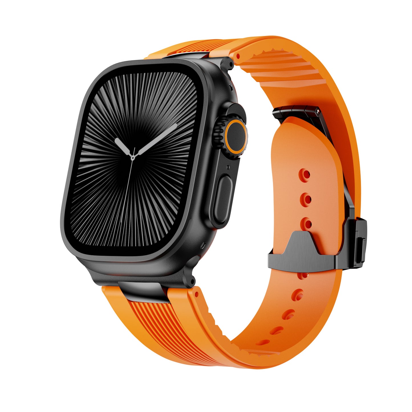 AeroFlow Silicone Band for Apple Watch Modern Sport Strap.