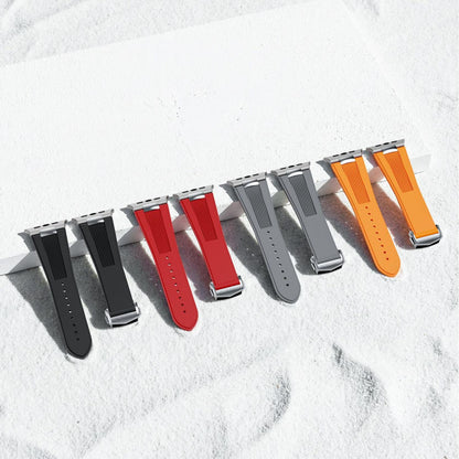 AeroFlow Silicone Band for Apple Watch Modern Sport Strap.