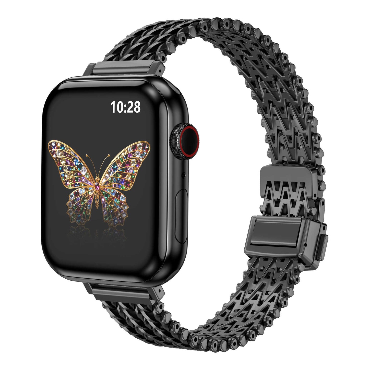 AeroWeave Slim Stainless Steel Magnetic Band for Apple Watch.