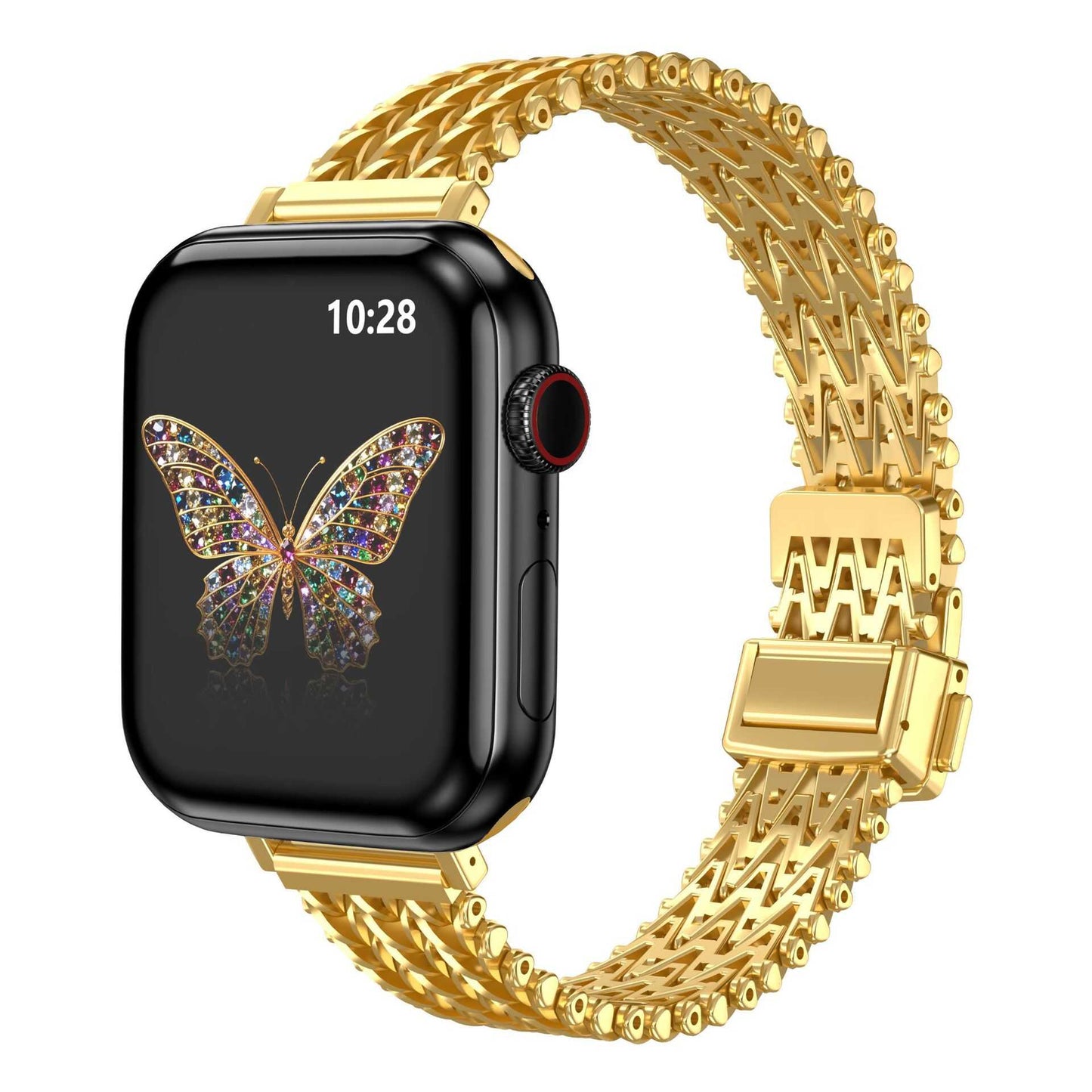 AeroWeave Slim Stainless Steel Magnetic Band for Apple Watch.