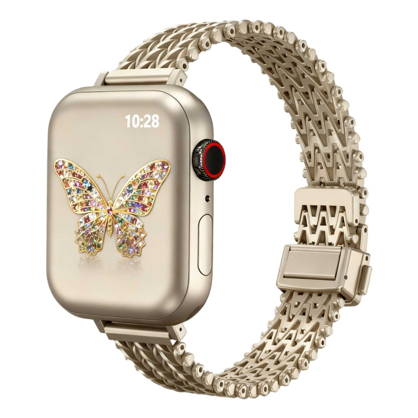 AeroWeave Slim Stainless Steel Magnetic Band for Apple Watch.