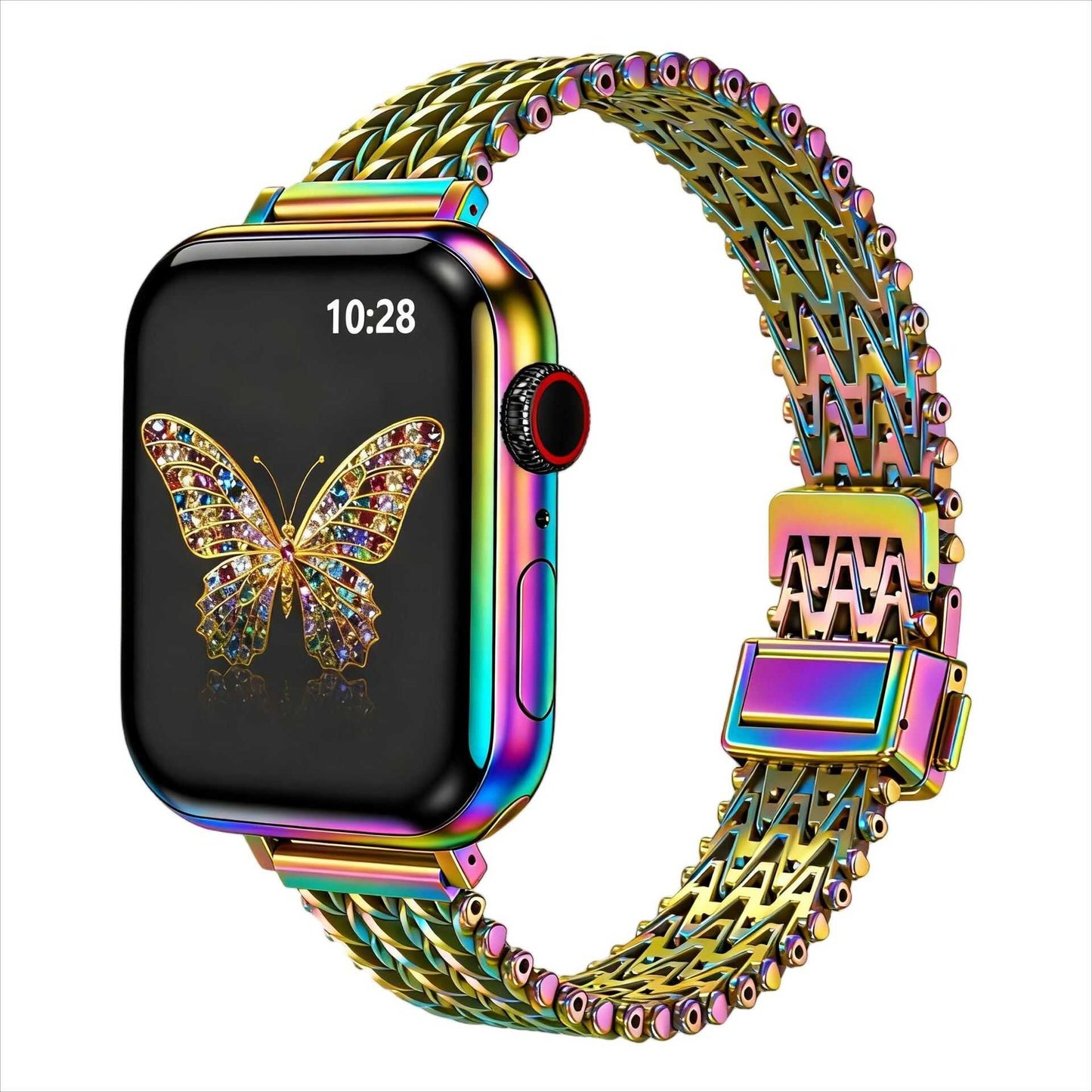 AeroWeave Slim Stainless Steel Magnetic Band for Apple Watch.