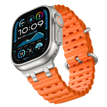 AirFlow Ripple Silicone Band for Apple Watch Breathable Sport Strap.