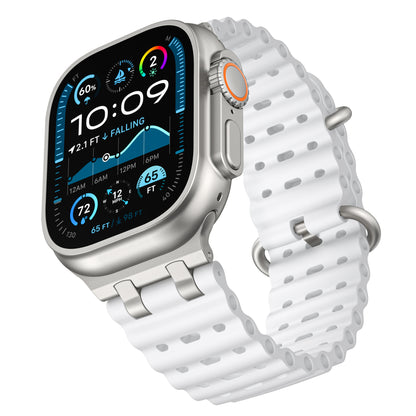 AirFlow Ripple Silicone Band for Apple Watch Breathable Sport Strap.