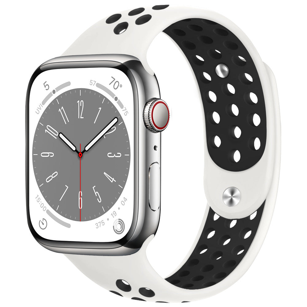 AirFlow Sport Silicone Band for Apple Watch Breathable Performance Strap.