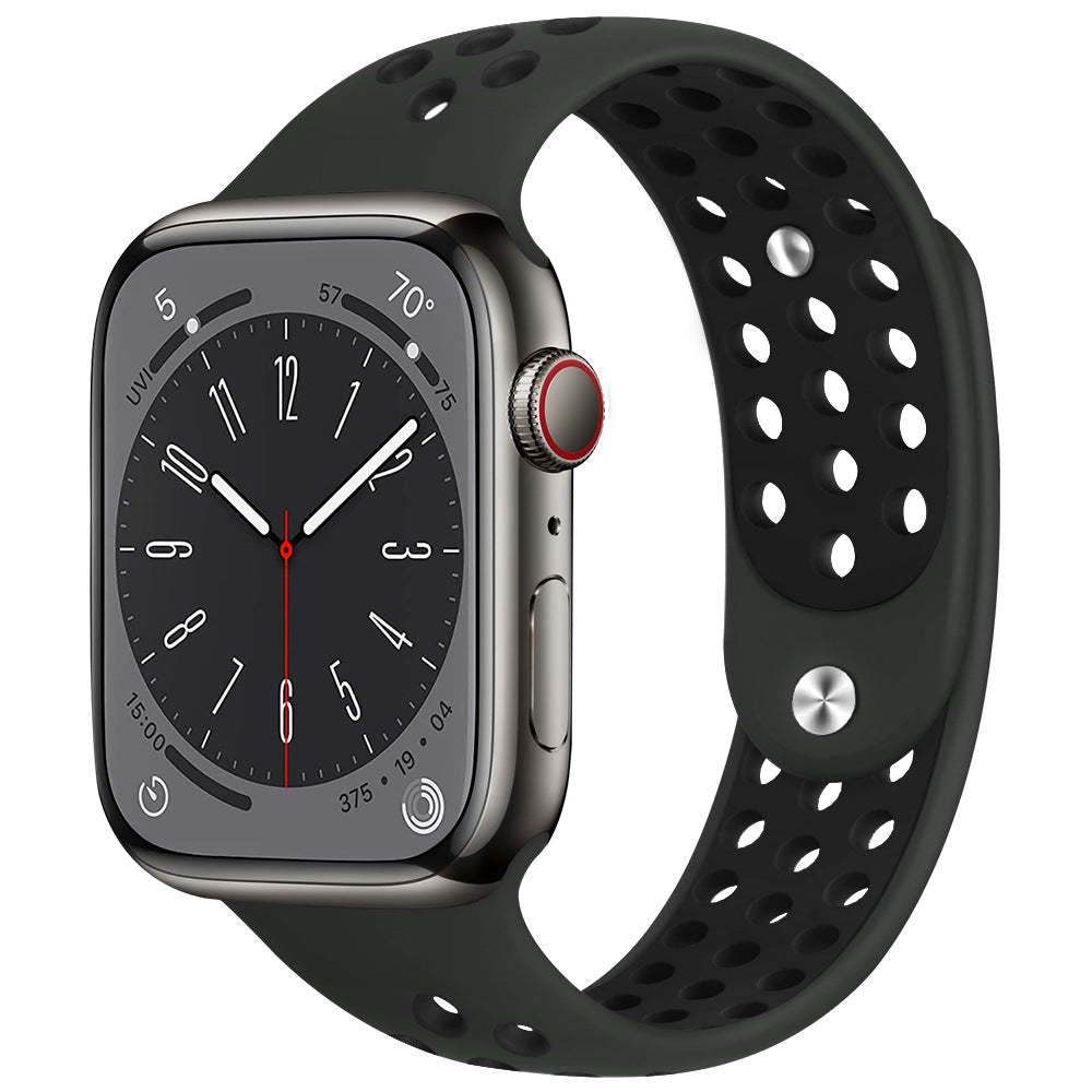 AirFlow Sport Silicone Band for Apple Watch Breathable Performance Strap.