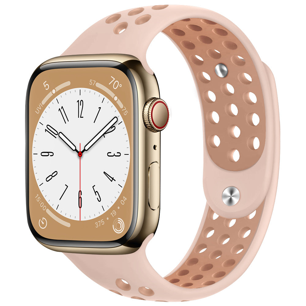 AirFlow Sport Silicone Band for Apple Watch Breathable Performance Strap.