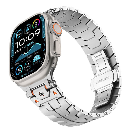 Armor-Link Stainless Steel Band for Apple Watch