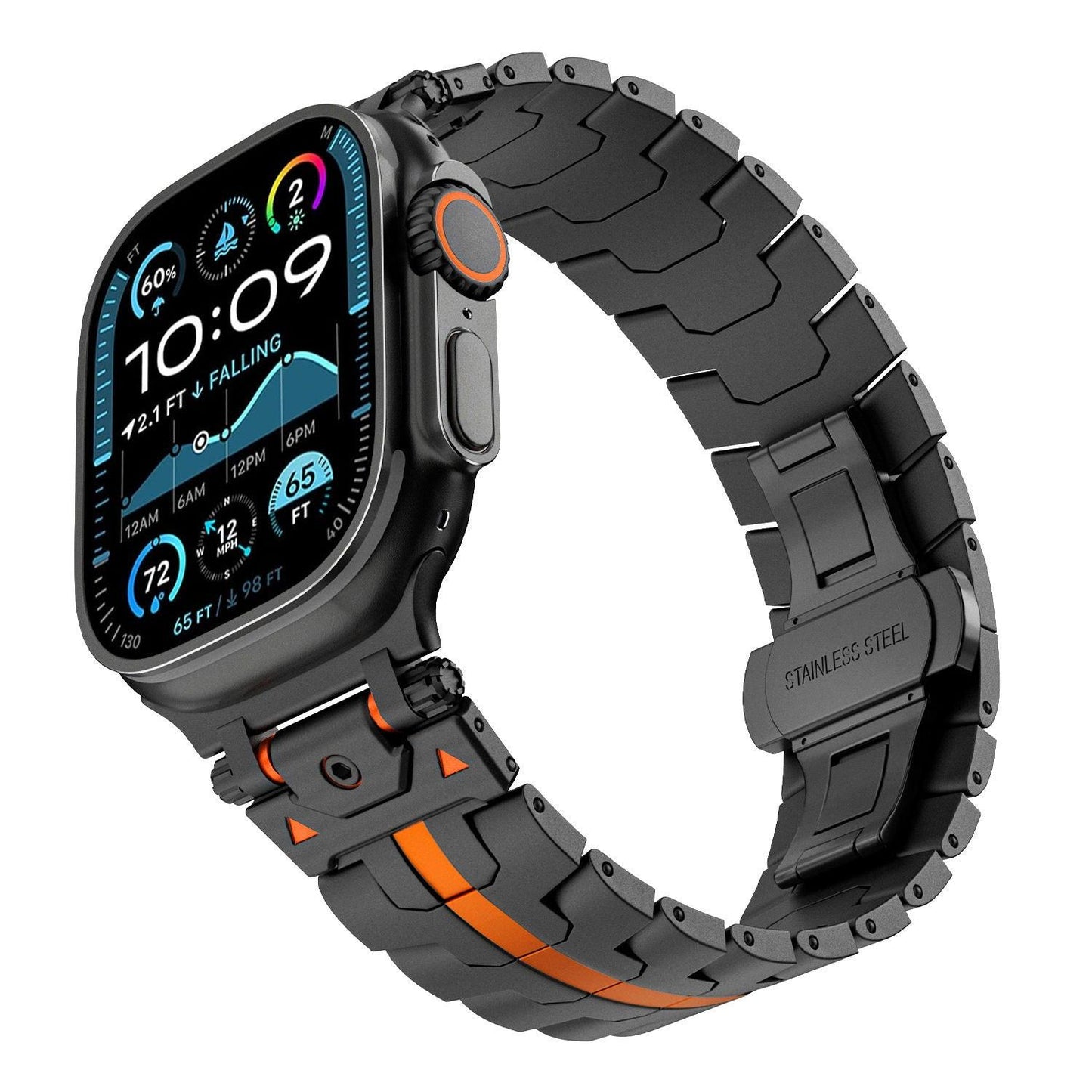 Armor-Link Stainless Steel Band for Apple Watch