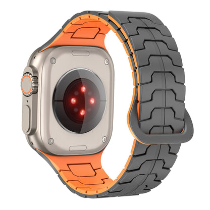 ArmorLink Silicone Band for Apple Watch Rugged Modern Design.