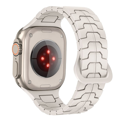 ArmorLink Silicone Band for Apple Watch Rugged Modern Design.