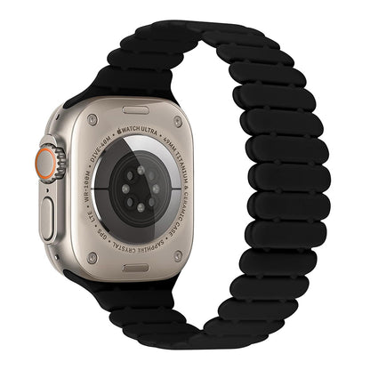 Bamboo Link Inspired Magnetic Silicone Band for Apple Watch