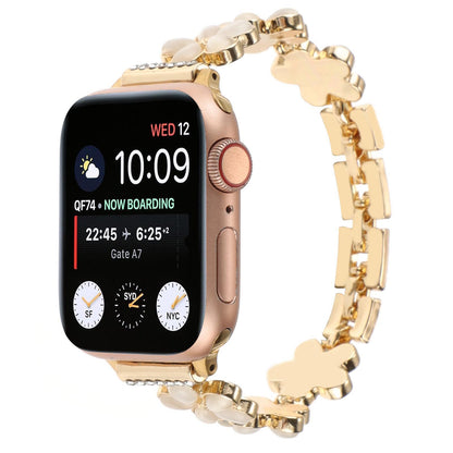 Blossom Charm Jewelry Band for Apple Watch – Elegant Floral Bracelet Style Strap