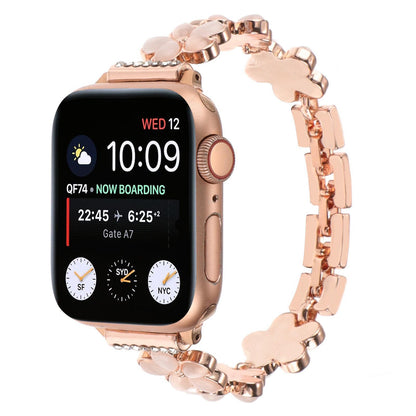 Blossom Charm Jewelry Band for Apple Watch – Elegant Floral Bracelet Style Strap