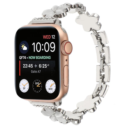 Blossom Charm Jewelry Band for Apple Watch – Elegant Floral Bracelet Style Strap