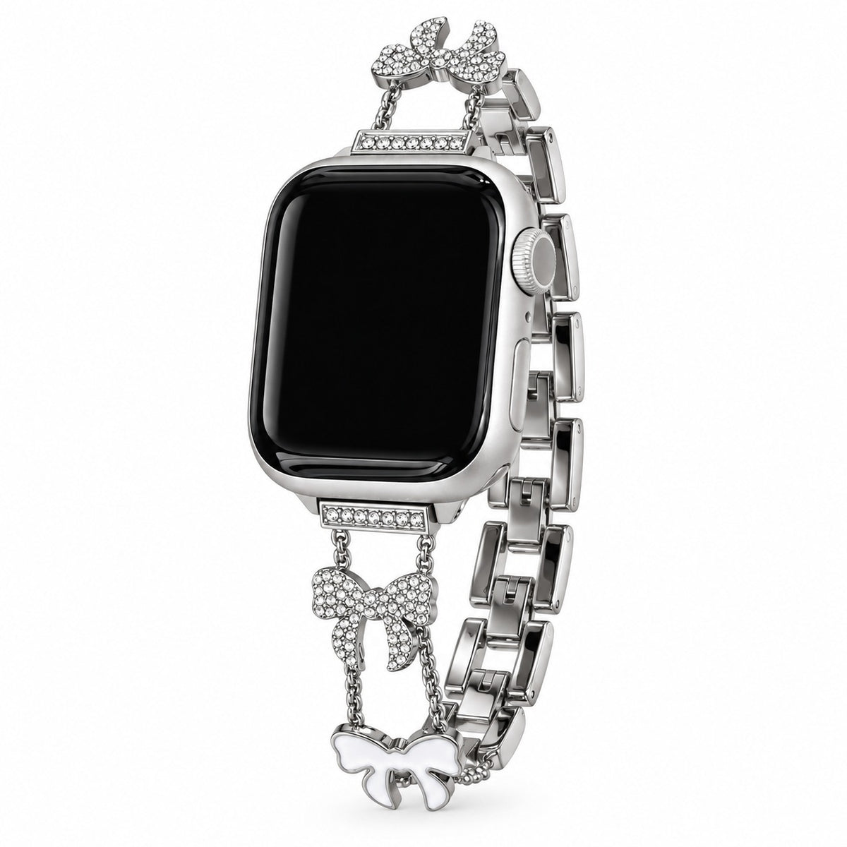 Bow Charm Crystal Chain Band for Apple Watch