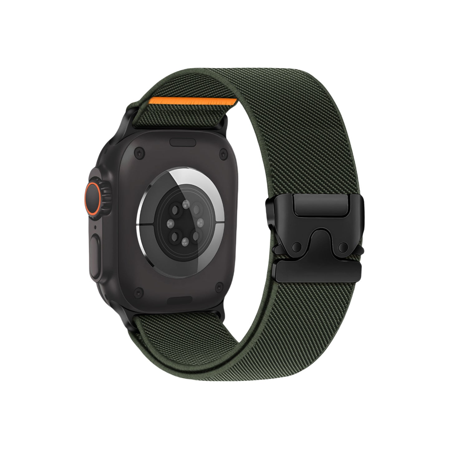 Breathable Elastic Nylon Band with Parachute Clasp for Apple Watch