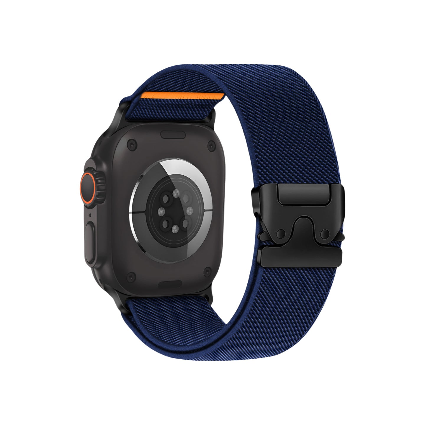 Breathable Elastic Nylon Band with Parachute Clasp for Apple Watch