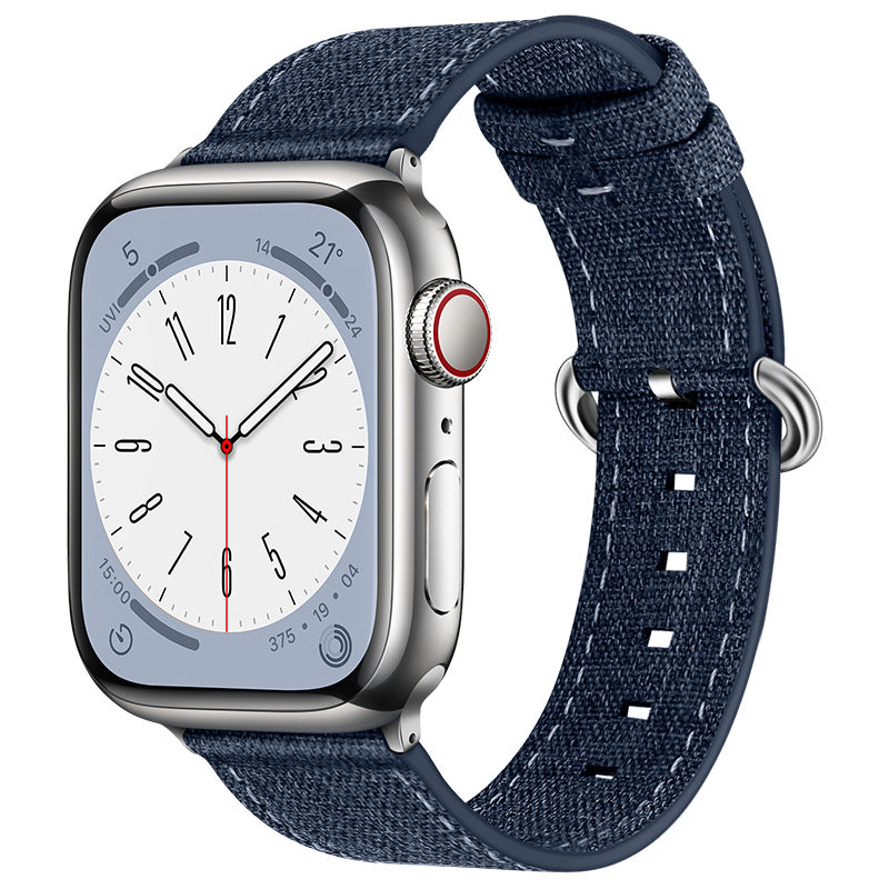Breathable Lightweight Canvas Band for Apple Watch