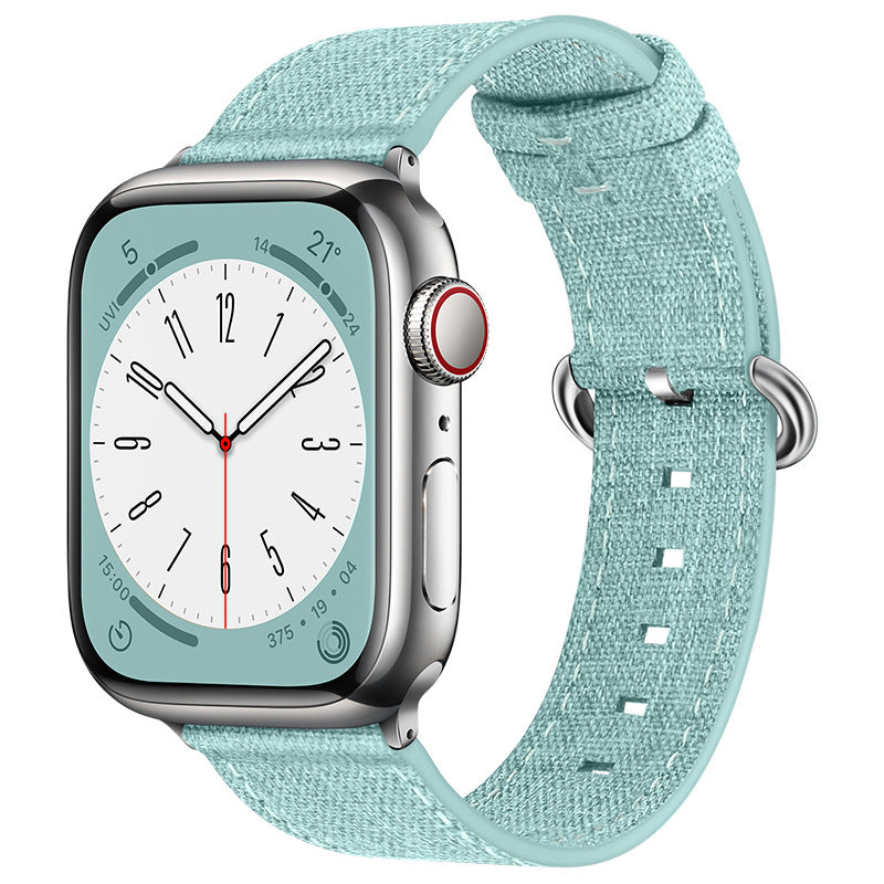 Breathable Lightweight Canvas Band for Apple Watch