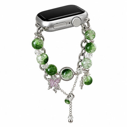 Butterfly Crystal Beaded Bracelet Band for Apple Watch