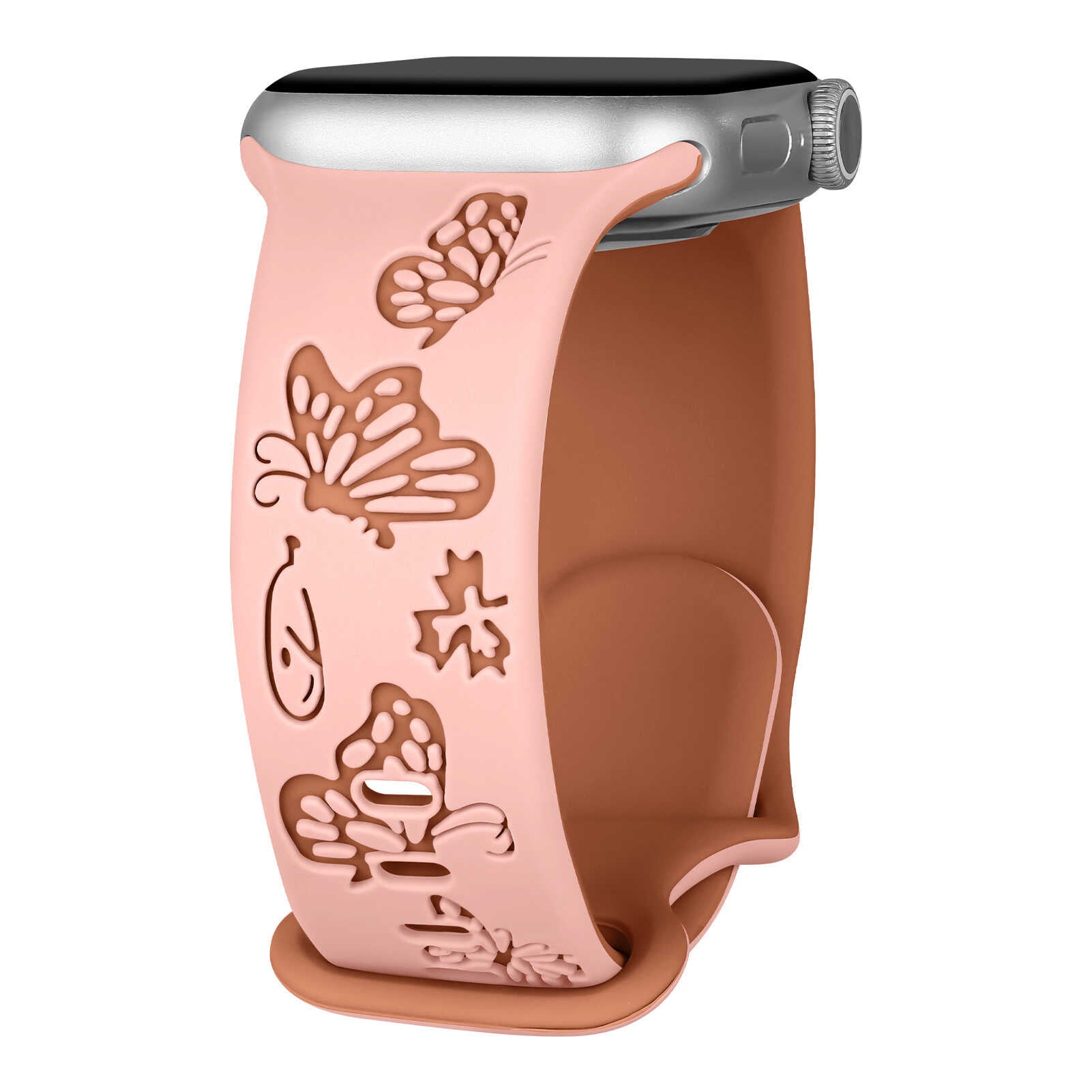 Butterfly Whisper Silicone Band for Apple Watch.