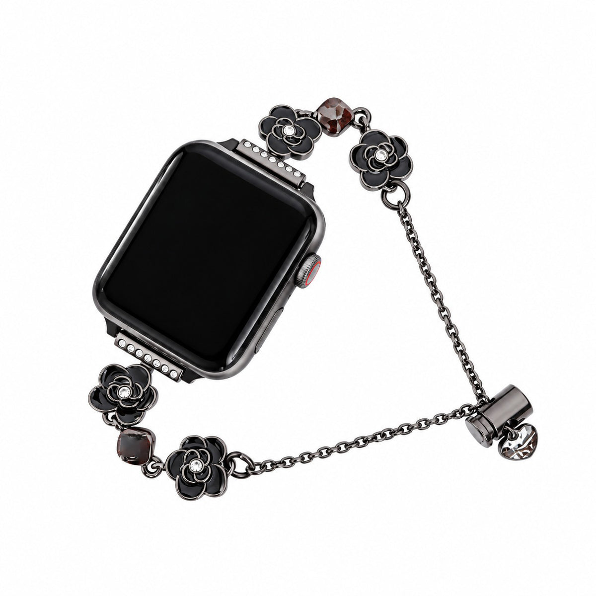 Camellia Bloom Charm Bracelet Band for Apple Watch
