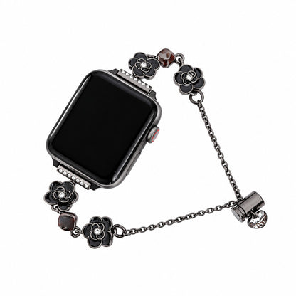 Camellia Bloom Charm Bracelet Band for Apple Watch