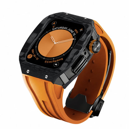 Carbon Fiber Integrated Case Band for Apple Watch