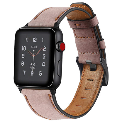 Classic Vintage Leather Watch Band for Apple Watch