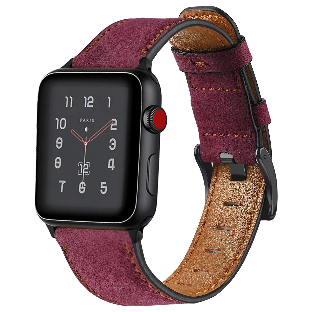 Classic Vintage Leather Watch Band for Apple Watch