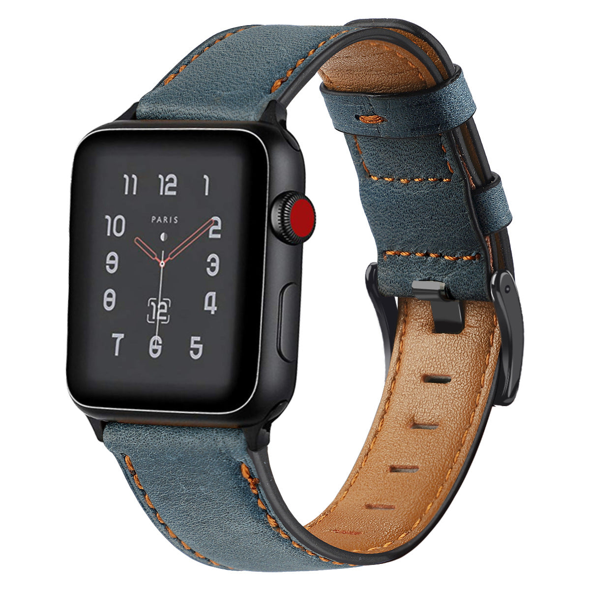 Classic Vintage Leather Watch Band for Apple Watch