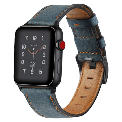 Classic Vintage Leather Watch Band for Apple Watch