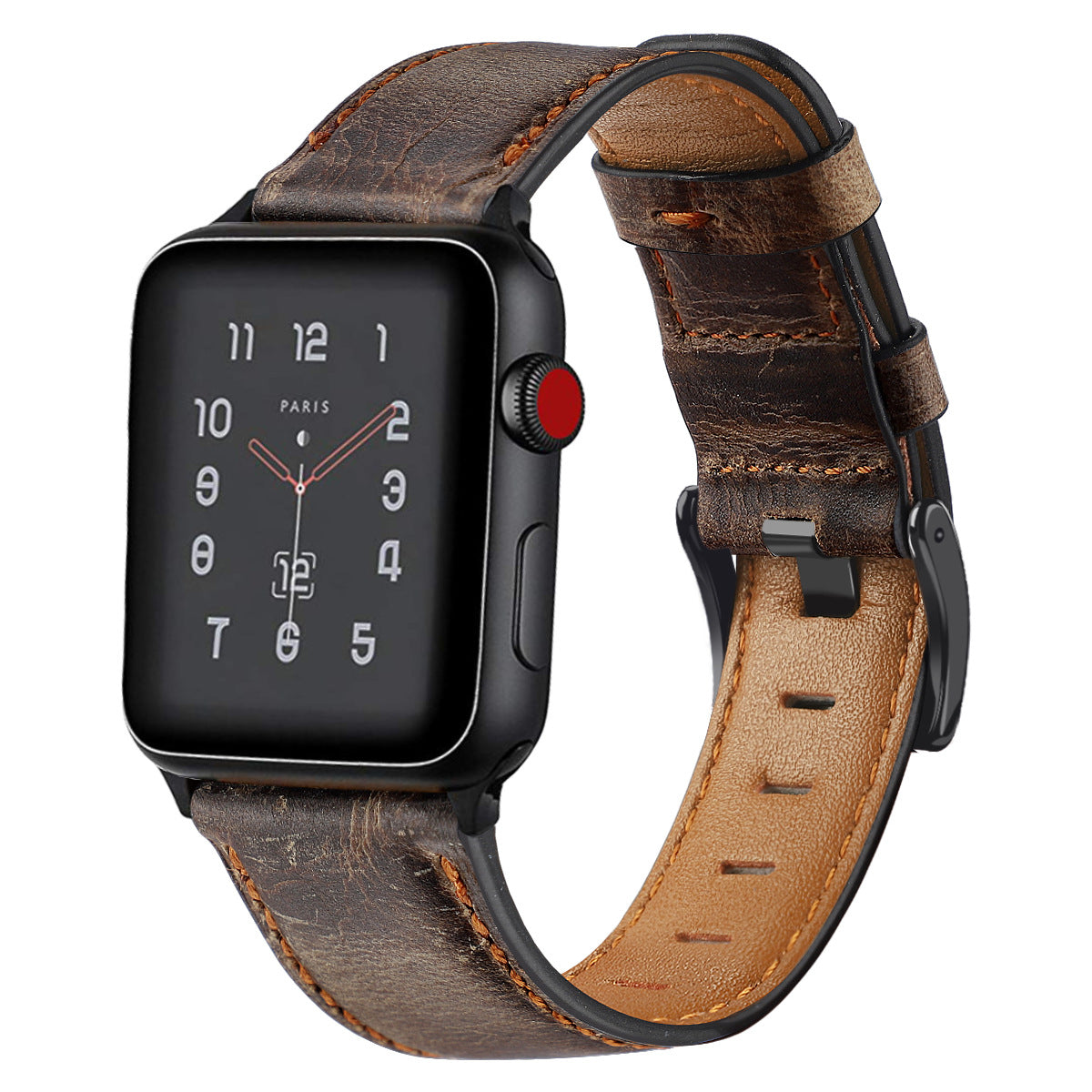 Classic Vintage Leather Watch Band for Apple Watch
